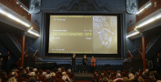 Coloquio tras la proyección de "The Waldheim Waltz", con Ruth Beckermann y David Varela, en Filmoteca Española © DocumentaMadrid / Andrea Comas