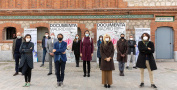 Foto de grupo de organizadores y colaboradores de Documenta Madrid 2020